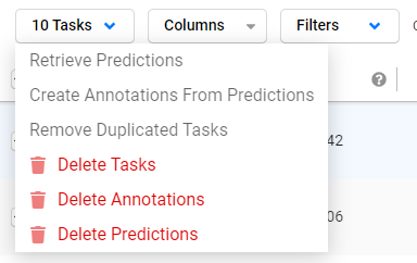 Screenshot of the Remove Duplicated Tasks action